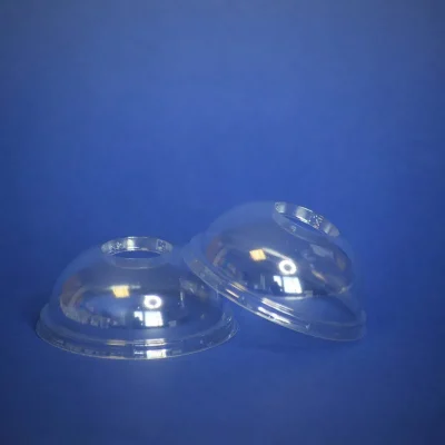 DOM - Deckel - transparent mit Loch PET