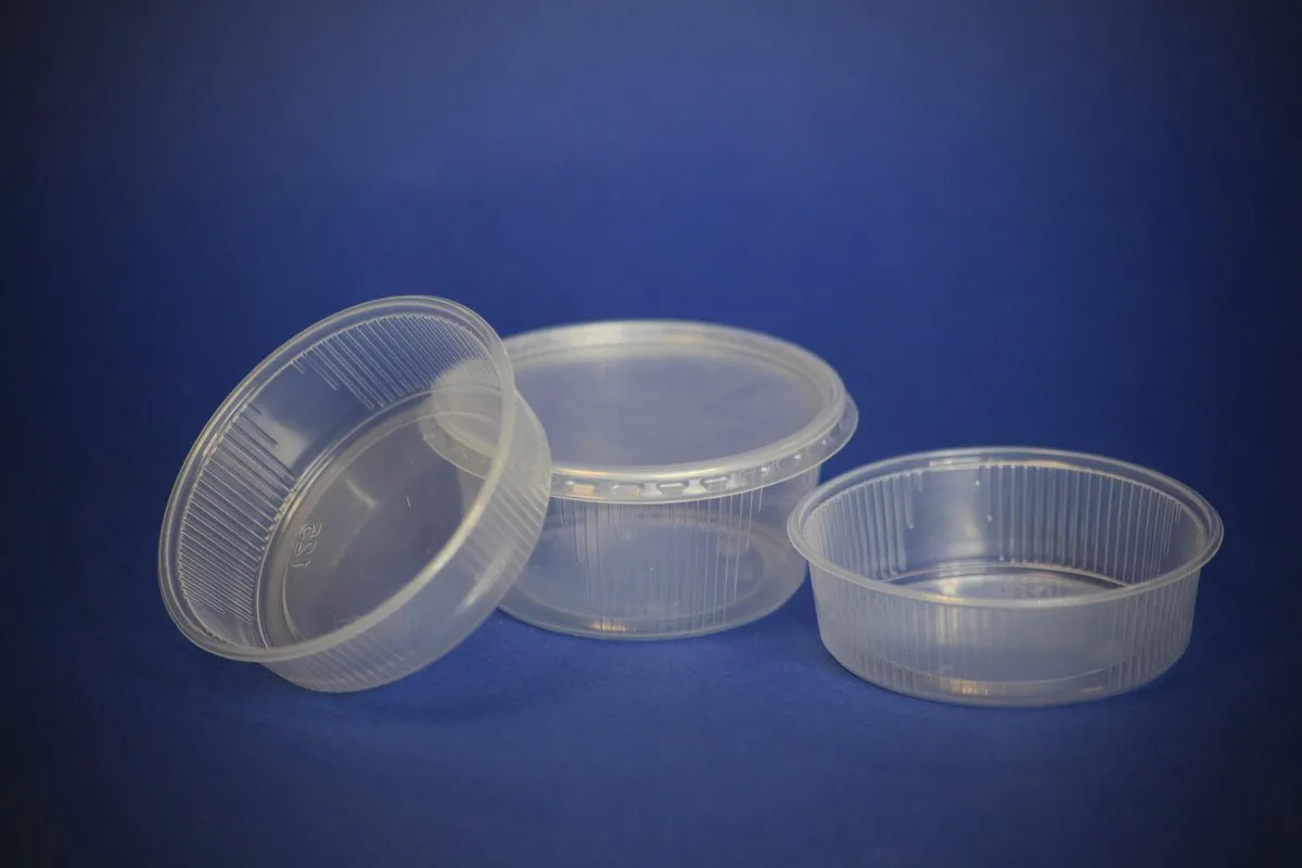 Feinkostbecher 125 ml - rund, klar, mit Deckel P.P:P.P Feinkostbecher 125 ml - rund, klar, mit Deckel P.P:P.P