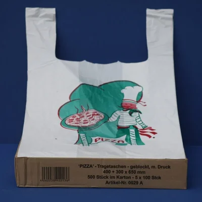 Hemdchentragetaschen, HDPE, 30 + 18 x 55 cm - Kiosk