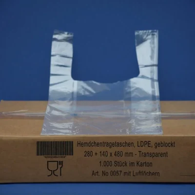 Hemdchentragetaschen, MDPE, 28 + 14 x 48 cm (14,9)
