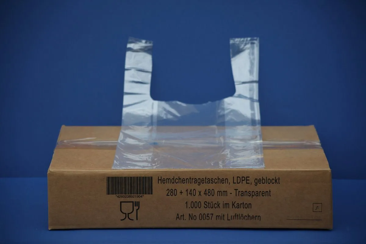 Hemdchentragetaschen, MDPE, 28 + 14 x 48 cm (14,9) Hemdchentragetaschen, MDPE, 28 + 14 x 48 cm (14,9)