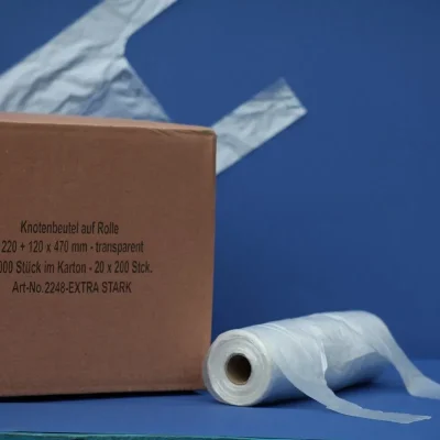 Knotenbeutel, auf Rolle, HDPE, 5kg