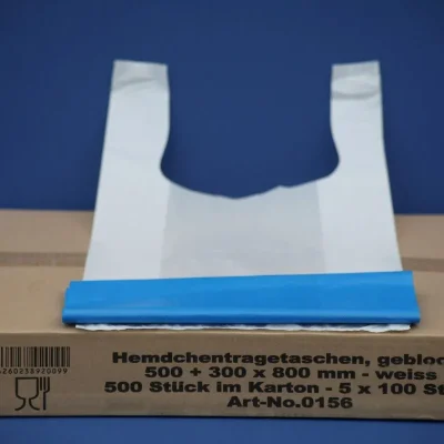 Super-Jumbo-Tragetaschen, HDPE, 50 + 30 x 80 cm (14,9)