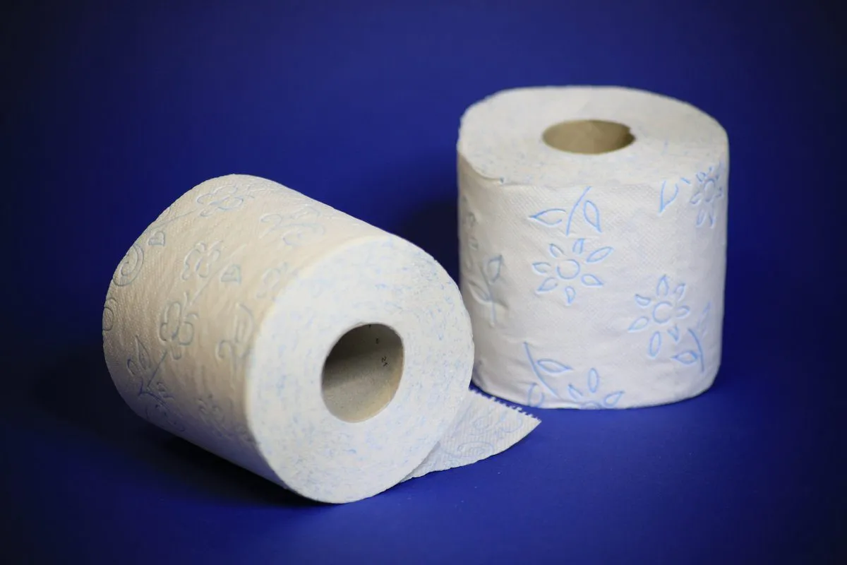 Toilettenpapier-Tissue, 3-lagig, 8x8 Rollen: Paket Toilettenpapier-Tissue, 3-lagig, 8x8 Rollen: Paket